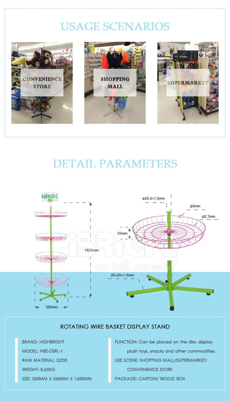 Metal Colorful Toy Promotion Display Stand