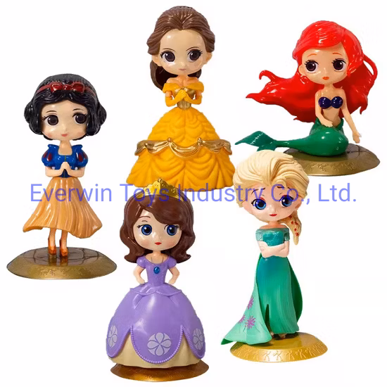 Giocattolo di plastica Mini bambole di plastica Giocattoli Action Figure Display per decorazioni per torte