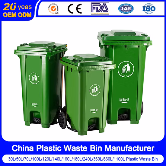 Bidone della spazzatura da 10 litri per camion con cassone ribaltabile a 6 ruote