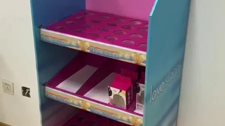 Espositore per negozio espositivo acrilico in cartone metallico per pallet personalizzato