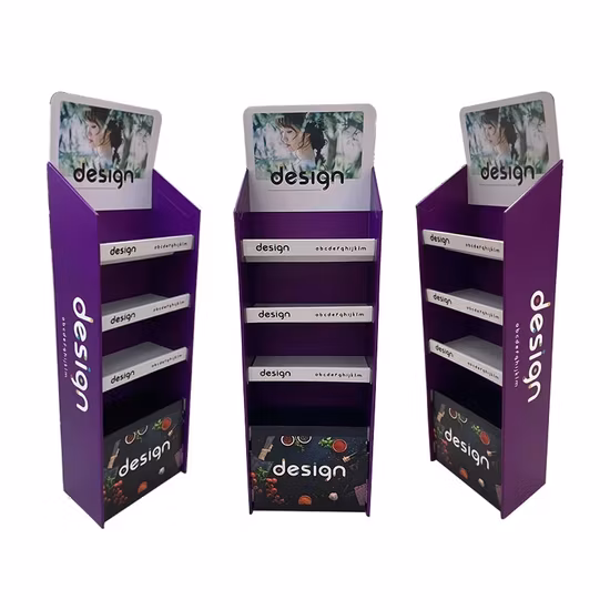 Stand per pallet in cartone PDQ con display pop in cartone ondulato