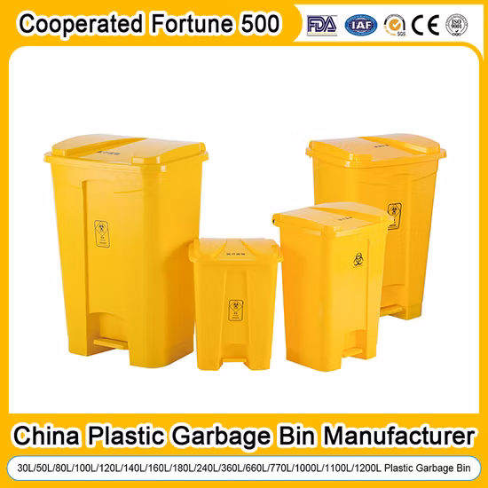 Cina 2m3 Ruote Autocarro con cassone ribaltabile 6 Ruote Skip Bin